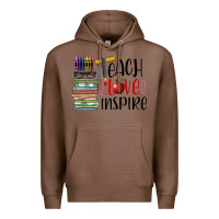 Chestnut teach love inspire Premium Hoodie - BarkalooDesign
