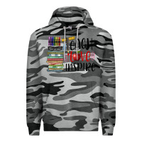 Slate Camo teach love inspire Premium Hoodie - BarkalooDesign