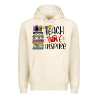 Tofu teach love inspire Premium Hoodie - BarkalooDesign