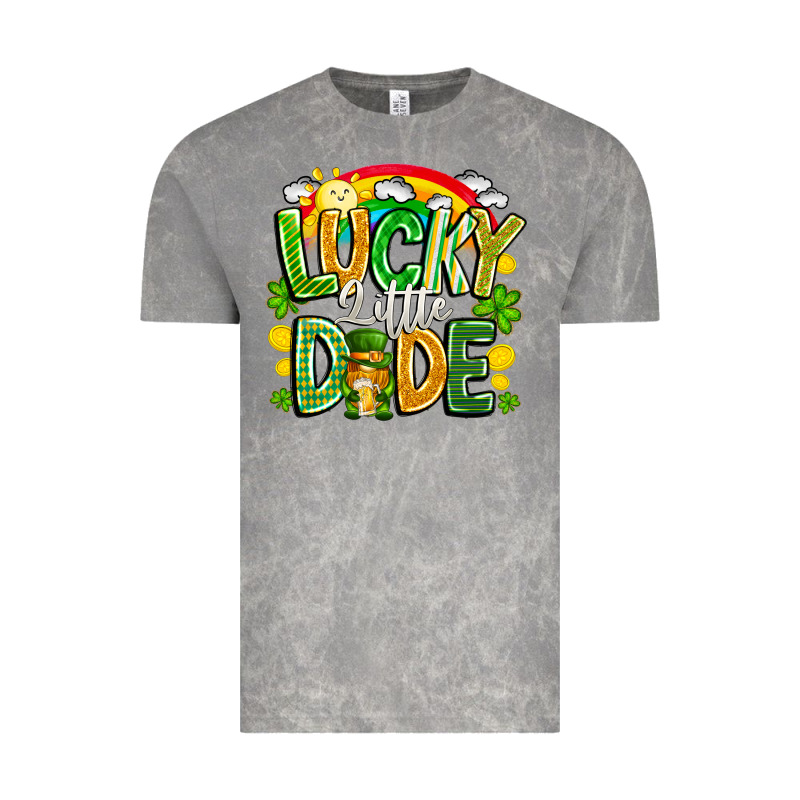 Lucky Little Dude Vintage Tee by CowhideDigitalArt | Teevron