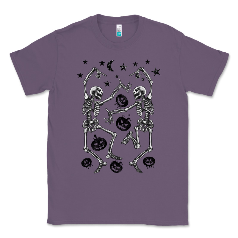 Halloween Dancing Skeletons Classic Tee by BarkalooDesign | Teevron
