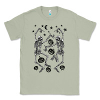 Matcha halloween dancing skeletons Classic Tee - BarkalooDesign