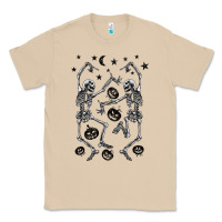 Mushroom halloween dancing skeletons Classic Tee - BarkalooDesign