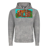 Cloud Rock brave turquoise leopard cactus and floral arrow licanse plate Vintage Hoodie - Artiststas