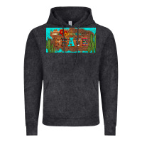 Vintage Black brave turquoise leopard cactus and floral arrow licanse plate Vintage Hoodie - Artiststas