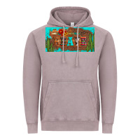 Vintage Zinc brave turquoise leopard cactus and floral arrow licanse plate Vintage Hoodie - Artiststas