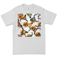 Dove Grey native american aztec seamless pattern 7 Premium Tee - BundleAndBundleShop