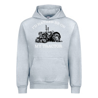 Heather Grey I'D Rather Be On My Tractor Urban Hoodie - Bettercallsaul