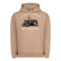 Pigment Burro I'D Rather Be On My Tractor Urban Hoodie - Bettercallsaul