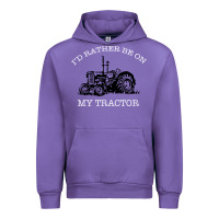 Tulip I'D Rather Be On My Tractor Urban Hoodie - Bettercallsaul