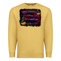 Antique Gold halloween witch hat backround Premium Sweatshirt - RanaPortraitStore