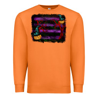 Carrot halloween witch hat backround Premium Sweatshirt - RanaPortraitStore