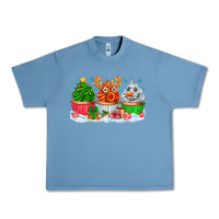 Pebble Blue festive christmas cupcakes Urban Heavy Tee - CowhideDigitalArt