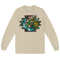 Mushroom aztec moon Long Sleeve Tee - SublimationCraftShop