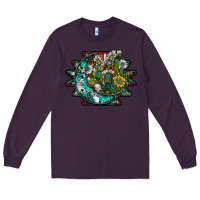 Plum aztec moon Long Sleeve Tee - SublimationCraftShop