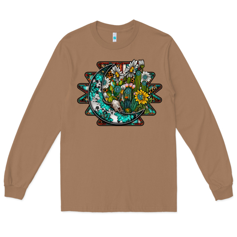 Aztec Moon Long Sleeve Tee by SublimationCraftShop | Teevron