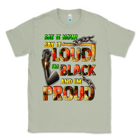 Matcha Say it now! say it loud! i'm black and i'm proud Classic Tee - FaDigitalArtStudio