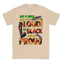 Mushroom Say it now! say it loud! i'm black and i'm proud Classic Tee - FaDigitalArtStudio