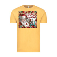 Vintage Mustard merry christmas y'all Vintage Tee - CowhideDigitalArt