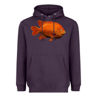 Plum California Garibaldi Fish Heavyweight Hoodie - RanaPortraitStore