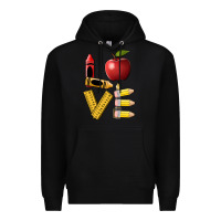 Black love teacher Premium Hoodie - BarkalooDesign