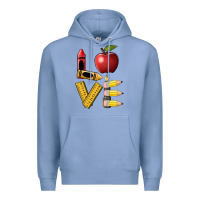Colony Blue love teacher Premium Hoodie - BarkalooDesign