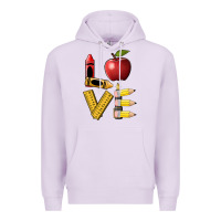 Lilac love teacher Premium Hoodie - BarkalooDesign