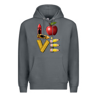 Rock love teacher Premium Hoodie - BarkalooDesign