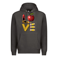 Smoke love teacher Premium Hoodie - BarkalooDesign