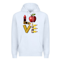White love teacher Premium Hoodie - BarkalooDesign