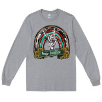 Heather Grey hair hurstler copy Long Sleeve Tee - SublimationCraftShop