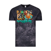 Cloud Black Pumpkin Pie Fixes Everything Vintage Tee - CowhideDigitalArt