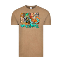 Vintage Coffee Pumpkin Pie Fixes Everything Vintage Tee - CowhideDigitalArt