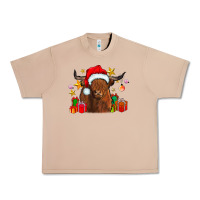 Burro festive highland cow Urban Heavy Tee - CowhideDigitalArt