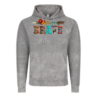 Cloud Rock brave and aztec wood sunflower with arrow Vintage Hoodie - Artiststas