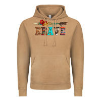 Vintage Camel brave and aztec wood sunflower with arrow Vintage Hoodie - Artiststas