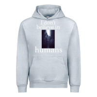 Heather Grey I don't believe i̇n humans Urban Hoodie - Bettercallsaul