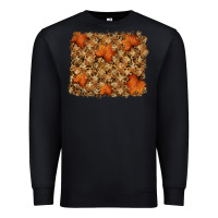 Black autumn leafe backround Premium Sweatshirt - RanaPortraitStore