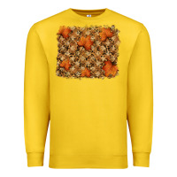 Lemon autumn leafe backround Premium Sweatshirt - RanaPortraitStore