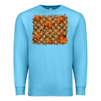Ocean Blue autumn leafe backround Premium Sweatshirt - RanaPortraitStore