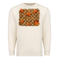 Sandshell autumn leafe backround Premium Sweatshirt - RanaPortraitStore