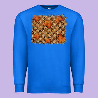 Autumn Leafe Backround Premium Sweatshirt Designed By Ranaportraitstore