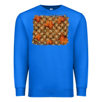 True Royal autumn leafe backround Premium Sweatshirt - RanaPortraitStore