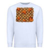 White autumn leafe backround Premium Sweatshirt - RanaPortraitStore