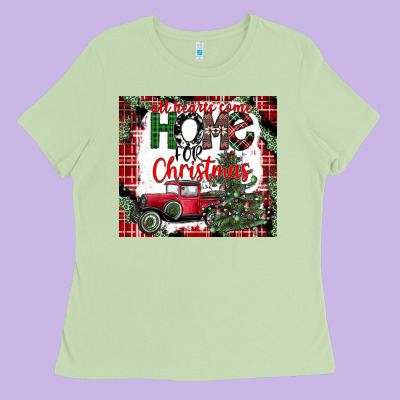 Christmas Homecoming Celebration Ladies Tee Designed By Cowhidedigitalart