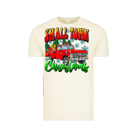 Vintage Arctic Small town Christmas Vintage Tee - CowhideDigitalArt