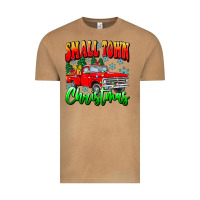 Vintage Camel Small town Christmas Vintage Tee - CowhideDigitalArt