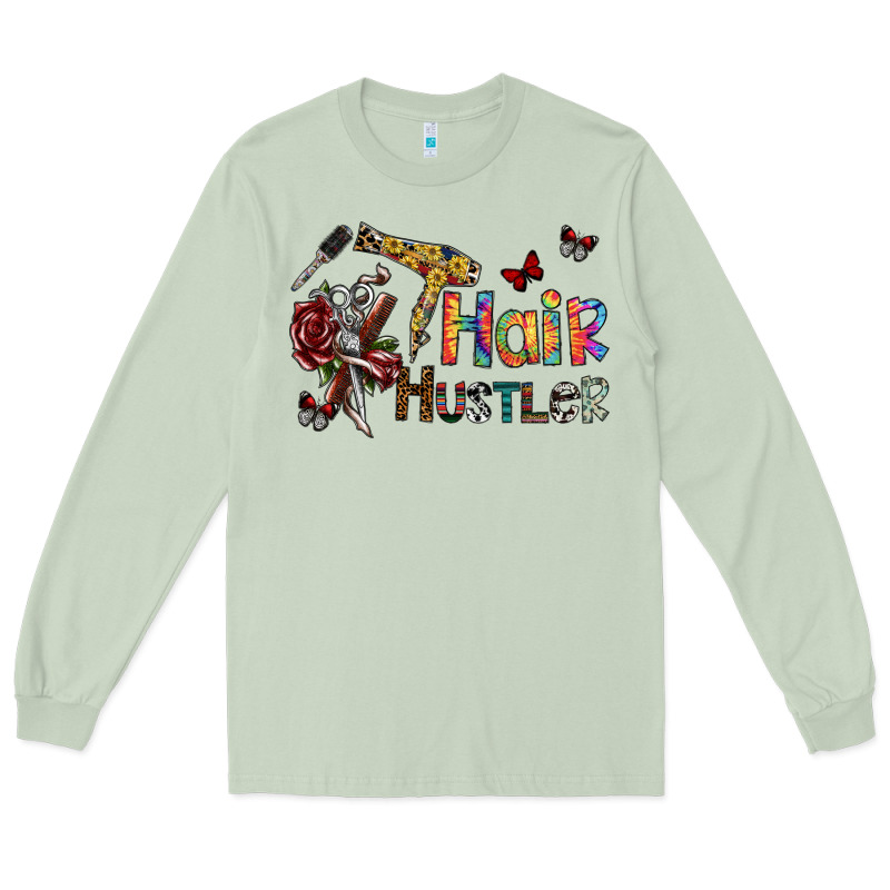 Hair Hustler 2 Long Sleeve Tee by SublimationCraftShop | Teevron
