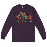 Plum hair hustler 2 Long Sleeve Tee - SublimationCraftShop
