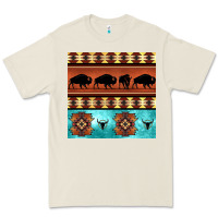 Bone native american aztec seamless pattern 2 Premium Tee - BundleAndBundleShop